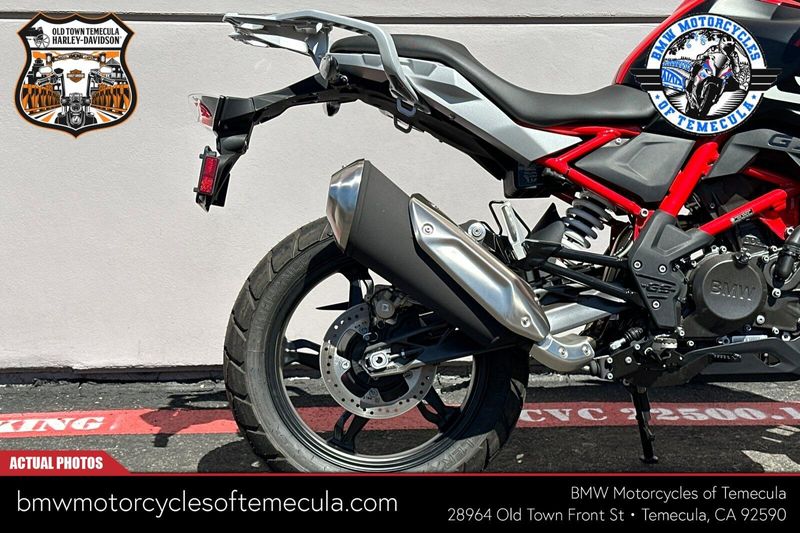 2024 BMW G 310 GS in a RACING RED exterior color. BMW Motorcycles of Temecula – Southern California (951) 506-6903 bmwmotorcyclesoftemecula.com 