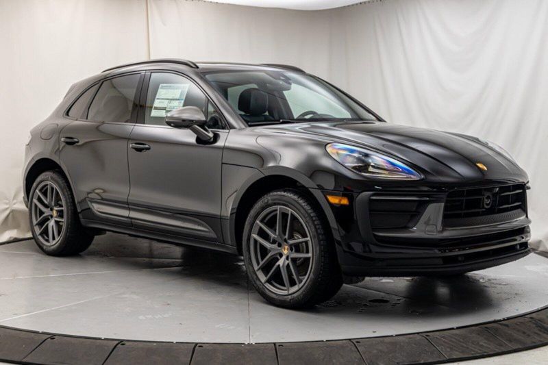 2024 Porsche Macan T in a Black exterior color and Black w/Chalk Stitchinginterior. Lotus Manhattan 347-395-5714 lotusmanhattan.com 