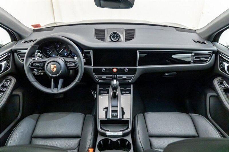 2024 Porsche Macan  in a Black exterior color and Blackinterior. Lotus Manhattan 347-395-5714 lotusmanhattan.com 