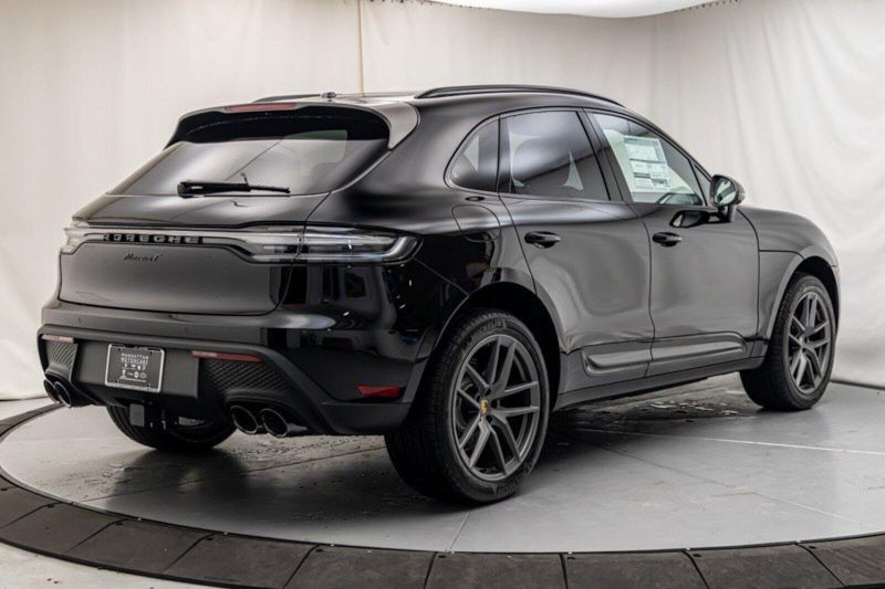 2024 Porsche Macan T in a Black exterior color and Black w/Chalk Stitchinginterior. Lotus Manhattan 347-395-5714 lotusmanhattan.com 