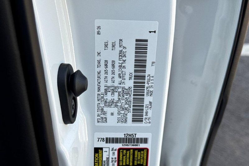 New 2026 Toyota Tundra LimitedImage 31