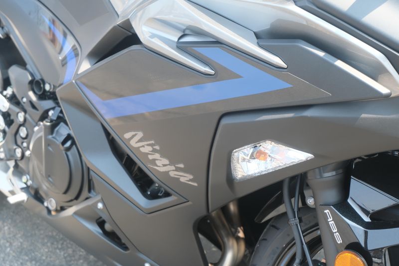 2025 Kawasaki NINJA 500 ABS METALLIC FLAT SPARK BLACK AND METALLIC SPARK BLACK AND METALLIC MOONDUST GRAY Image 21