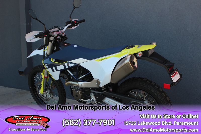 2024 HUSQVARNA 701 ENDURO  in a WHITE exterior color. Del Amo Motorsports of Los Angeles (562) 262-9181 delamomotorsports.com 