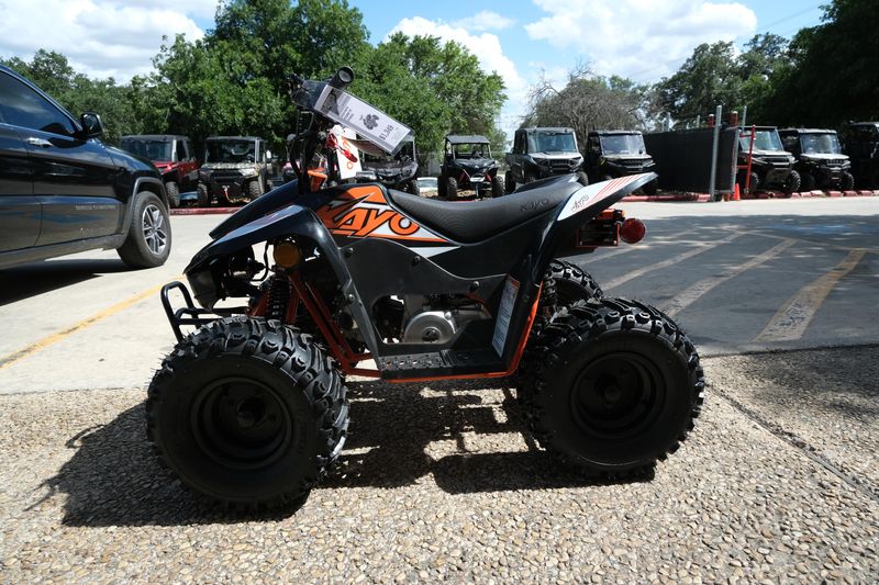 2024 KAYO STORM 70 METALLIC BLACK in a METALLIC BLACK exterior color. Family PowerSports (877) 886-1997 familypowersports.com 