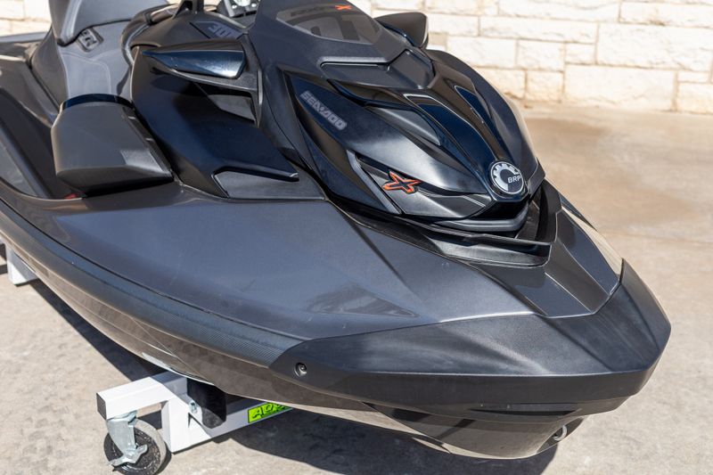2023 SEADOO PWC RXP X 300 AUD BK IBR 23  in a BLACK exterior color. Family PowerSports (877) 886-1997 familypowersports.com 