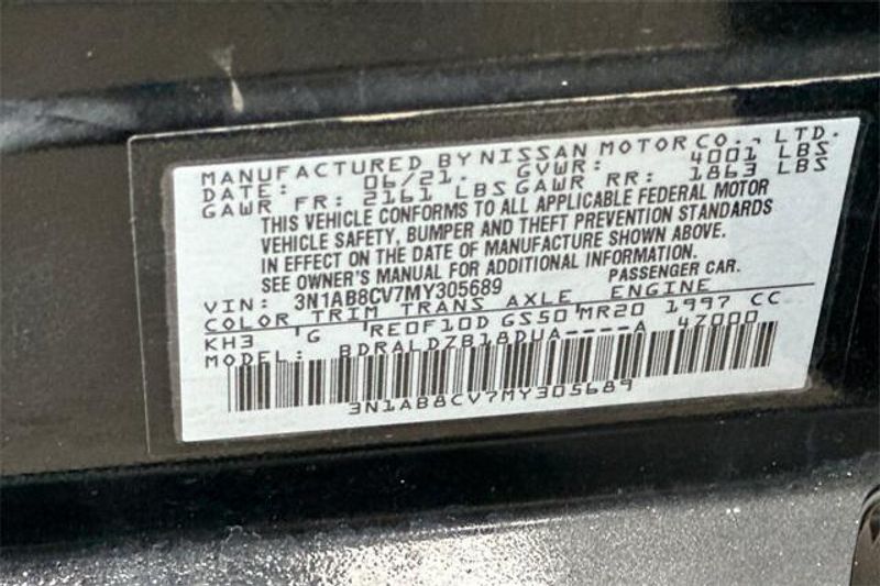 2021 Nissan Sentra SVImage 25