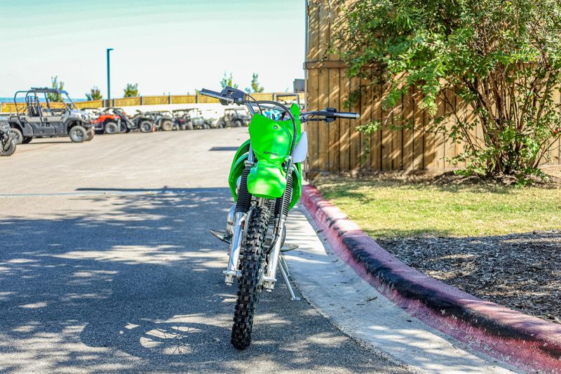 2025 Kawasaki KLX 140R L LIME GREEN Image 3