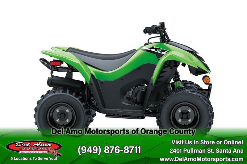 2024 Kawasaki KSF90BRFNL-GY1  in a BATTLE GRAY exterior color. Del Amo Motorsports of Orange County (949) 416-2102 delamomotorsports.com 