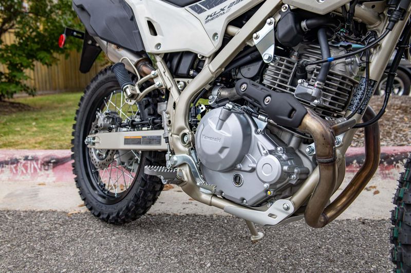 New 2026 Kawasaki KLX230 S ABS  WHITISH BEIGE Image 8