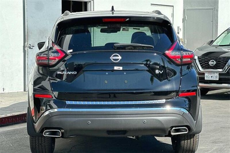 2024 Nissan Murano SV in a Super Black exterior color and Graphiteinterior. BEACH BLVD OF CARS beachblvdofcars.com 