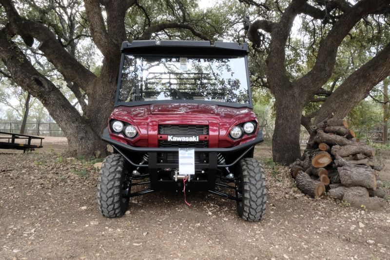 2025 Kawasaki MULE PROFXT 1000 LE RANCH EDITION METALLIC DEEP REDImage 4