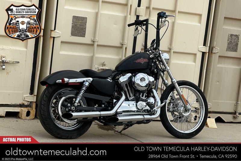 2014 Harley-Davidson Sportster in a BLACK DENIM exterior color. BMW Motorcycles of Temecula – Southern California (951) 506-6903 bmwmotorcyclesoftemecula.com 