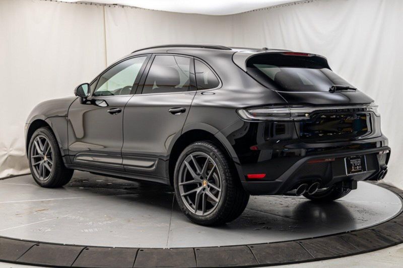 2024 Porsche Macan T in a Black exterior color and Black w/Chalk Stitchinginterior. Lotus Manhattan 347-395-5714 lotusmanhattan.com 