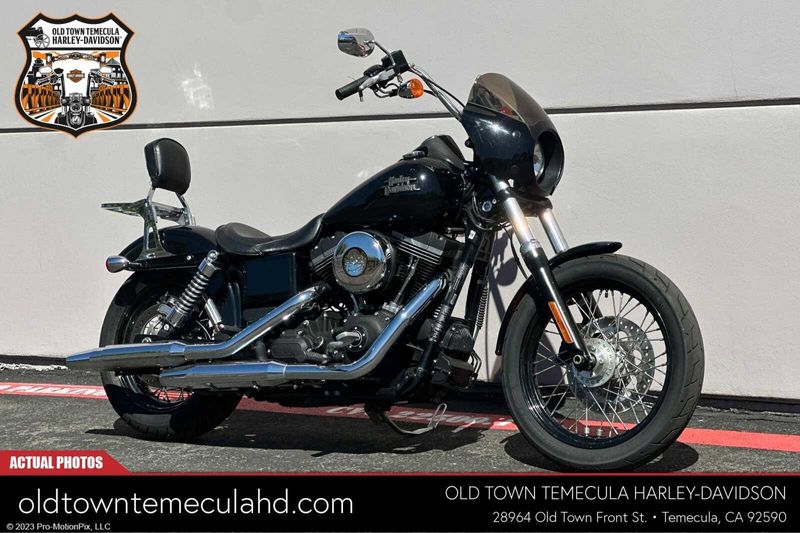 2015 Harley-Davidson Dyna in a Black exterior color. BMW Motorcycles of Temecula – Southern California (951) 506-6903 bmwmotorcyclesoftemecula.com 