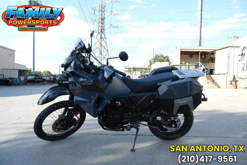 2025 Kawasaki KLR 650 ADVENTURE ABS METALLIC MATTE TWILIGHT BLUEImage 1