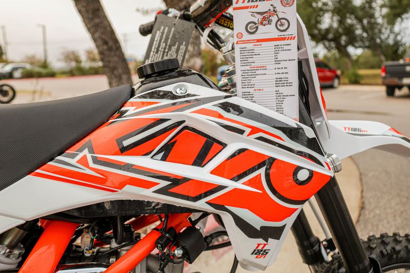 NEW 2025 KAYO TT 125 EFI  in a WHITE exterior color. Family PowerSports (877) 886-1997 familypowersports.com 