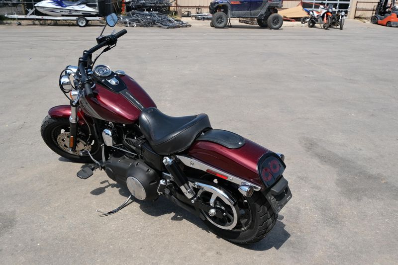 Used 2015 HARLEY DYNA FAT BOB MAROON Image 5