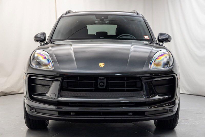 2024 Porsche Macan  in a Volcano Grey Metallic exterior color and Blackinterior. Lotus Manhattan 347-395-5714 lotusmanhattan.com 