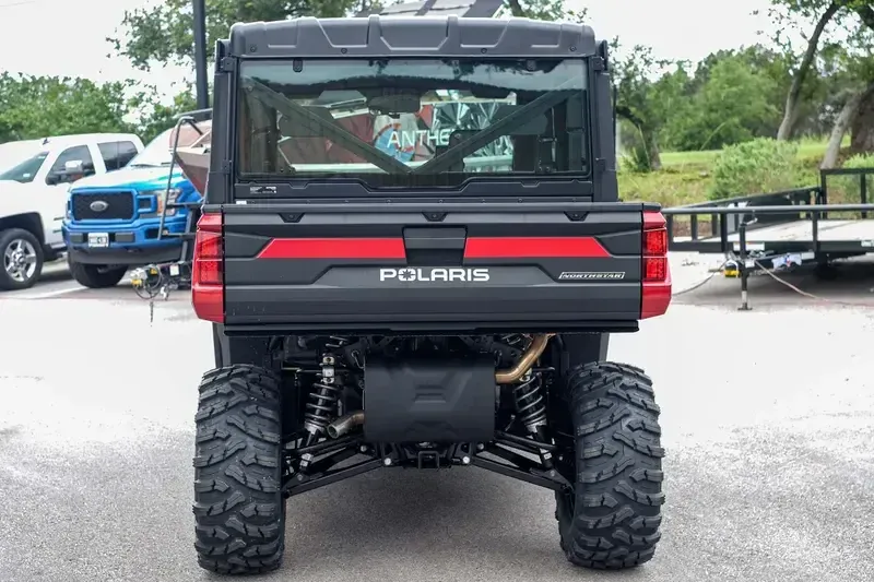New 2026 Polaris RANGER CREW XP 1000 NORTHSTAR EDITION PREMIUM SUNSET RED Image 3