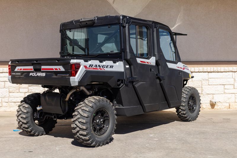 2025 Polaris RANGER CREW XP 1000 NORTHSTAR TRAIL BOSS EDITION CRYSTAL WHITE WITH PERFORMANCE RED ACCENTSImage 3