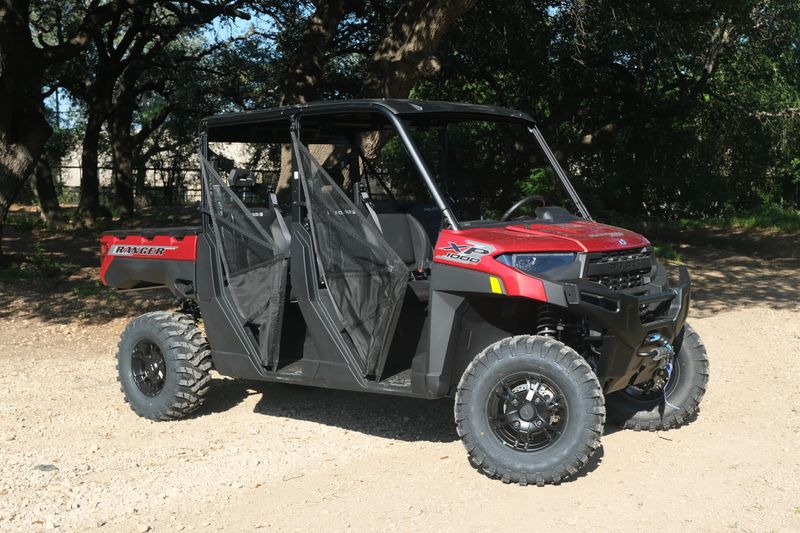 2025 Polaris RANGER CREW XP 1000 PREMIUM SUNSET RED Image 1