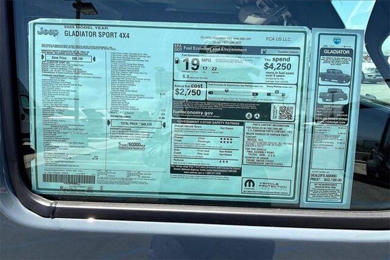 2025 Jeep Gladiator High Tide 4x4Image 16