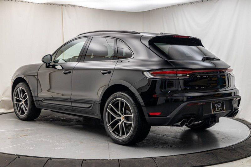 2024 Porsche Macan  in a Black exterior color and Black/Bordeaux Redinterior. Lotus Manhattan 347-395-5714 lotusmanhattan.com 