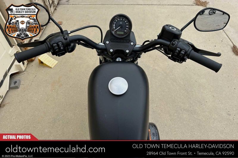 2022 Harley-Davidson Sportster in a BLACK DENIM exterior color. BMW Motorcycles of Temecula – Southern California (951) 506-6903 bmwmotorcyclesoftemecula.com 