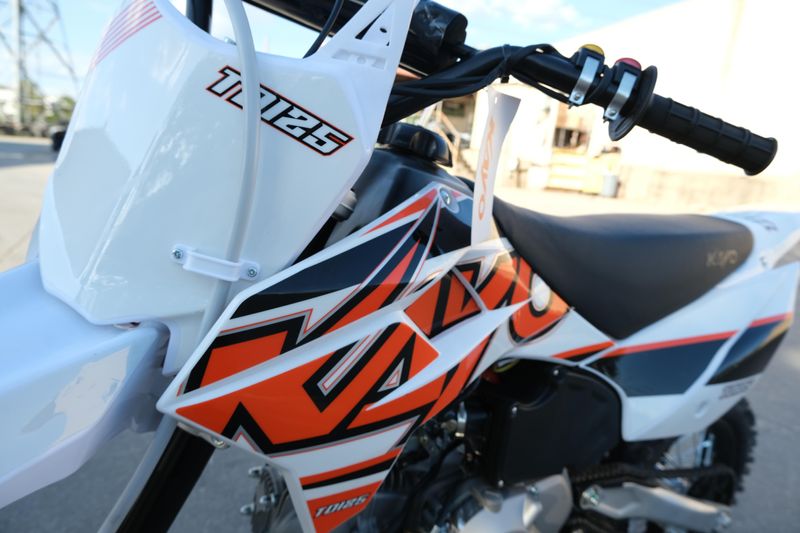 2024 KAYO TD 125 WHITE in a WHITE exterior color. Family PowerSports (877) 886-1997 familypowersports.com 