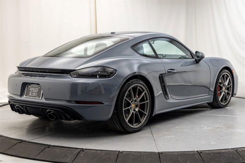 2024 Porsche 718 Cayman GTS 4.0 in a Arctic Grey exterior color and Blackinterior. Lotus Manhattan 347-395-5714 lotusmanhattan.com 