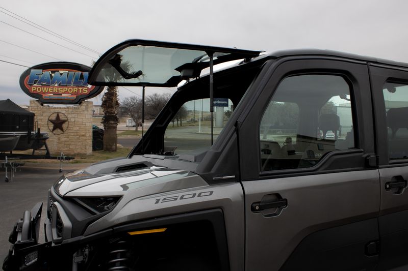 2025 Polaris RANGER CREW XD 1500 NORTHSTAR EDITION ULTIMATE TITANIUM METALLIC GLOSSImage 2