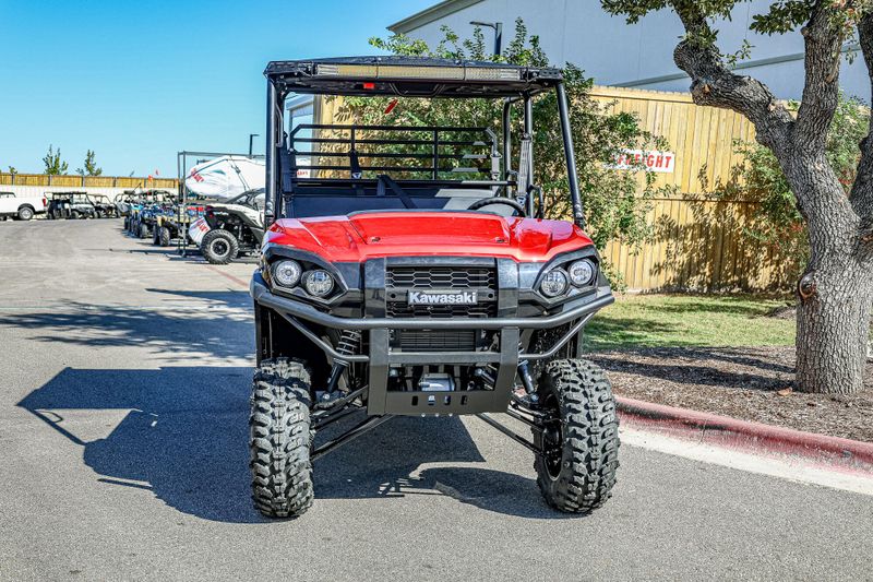 2025 KAWASAKI MULE PROFXT 1000 LE  CANDY PERSIMMON RED in a CANDY PERSIMMON RED exterior color. Family PowerSports (877) 886-1997 familypowersports.com 