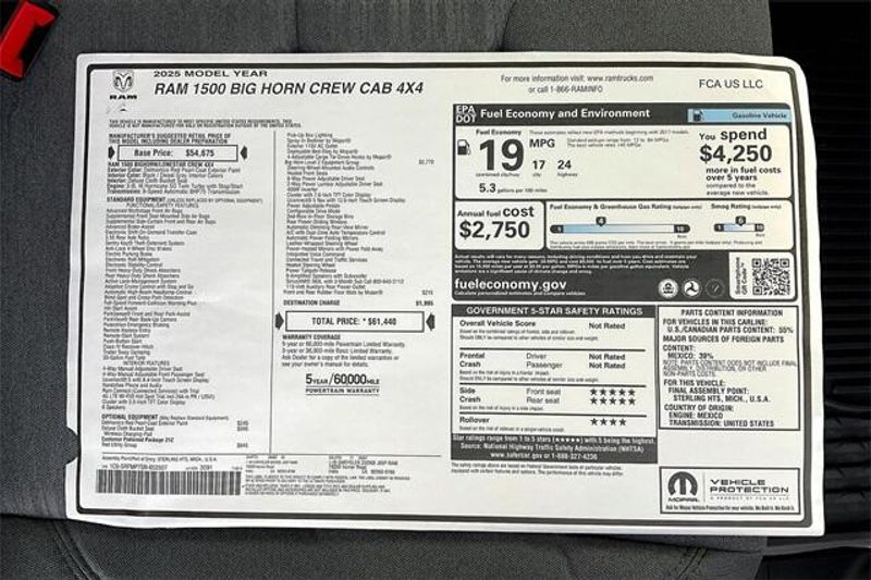 2025 RAM 1500 Big Horn Lone StarImage 16