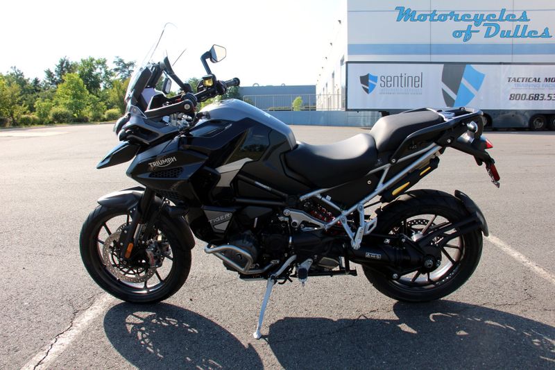 2023 Triumph Tiger 1200 in a Sapphire Black exterior color. Motorcycles of Dulles 571.934.4450 motorcyclesofdulles.com 