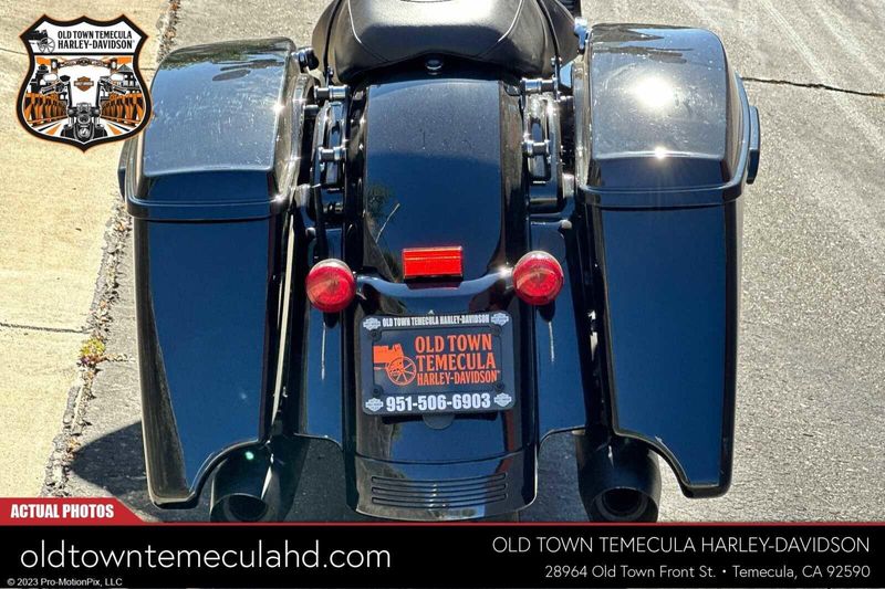 2023 Harley-Davidson Road Glide in a Black exterior color. BMW Motorcycles of Temecula – Southern California (951) 506-6903 bmwmotorcyclesoftemecula.com 