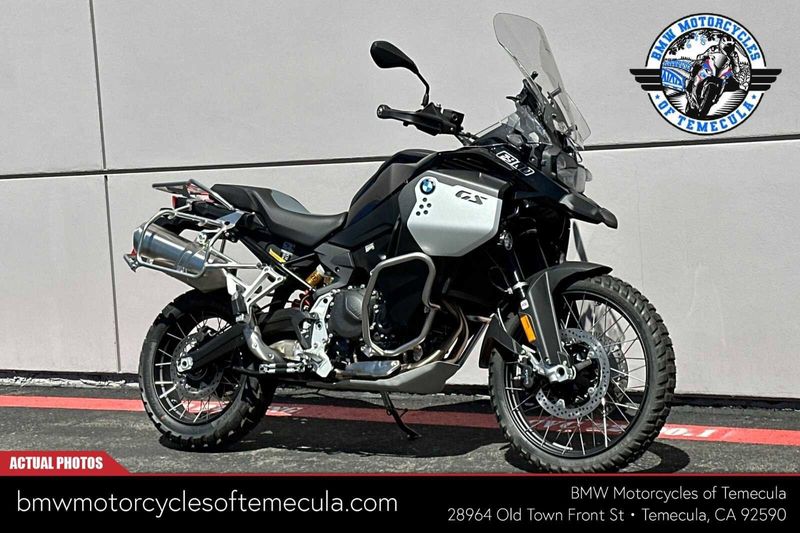 2024 BMW F 900 GS Adventure in a BLACK STORM METALLIC exterior color. BMW Motorcycles of Temecula – Southern California (951) 506-6903 bmwmotorcyclesoftemecula.com 