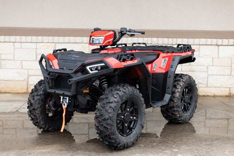 2024 POLARIS SPORTSMAN XP 1000 ULTIMATE TRAIL  INDY RED in a RED exterior color. Family PowerSports (877) 886-1997 familypowersports.com 
