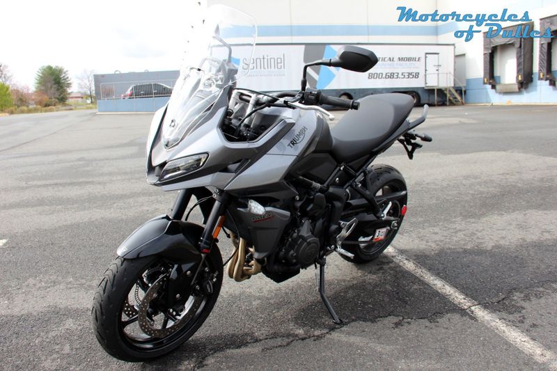 2023 Triumph Tiger 660 in a Graphite/Sapphire Black exterior color. Motorcycles of Dulles 571.934.4450 motorcyclesofdulles.com 
