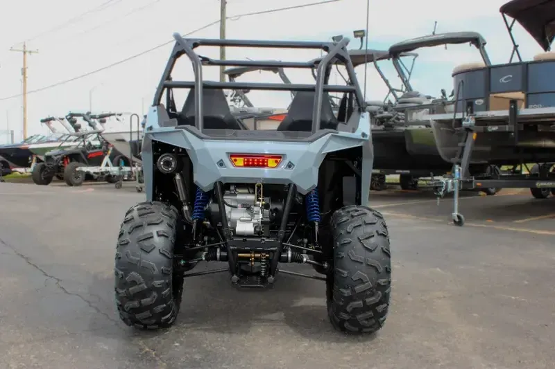 2025 Polaris RZR 200 EFI STORM GRAY AND BLUE Image 9
