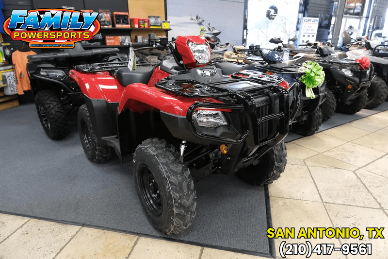 2025 Honda FOREMAN RUBICON DCT EPS HERO REDImage 1