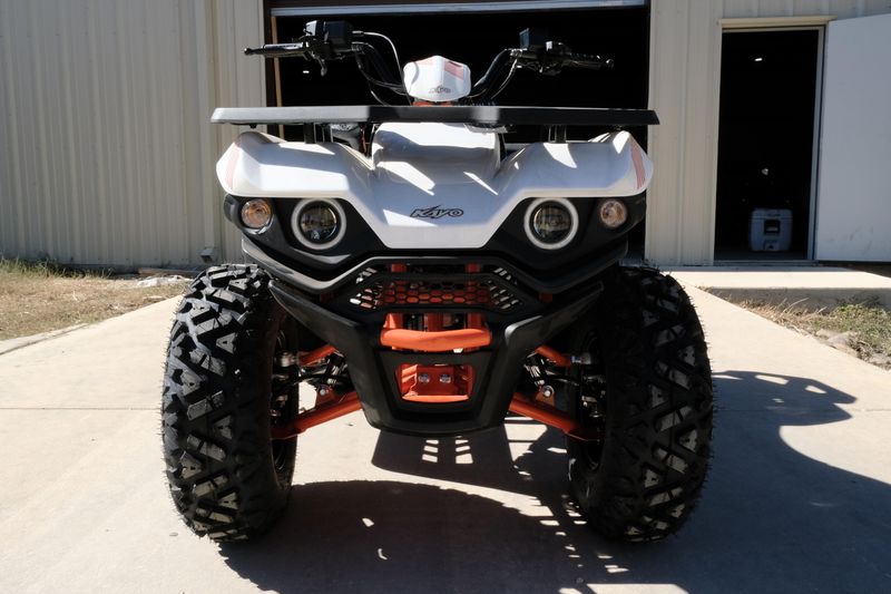 2024 KAYO BULL 180 METALLIC WHITE in a METALLIC WHITE exterior color. Family PowerSports (877) 886-1997 familypowersports.com 