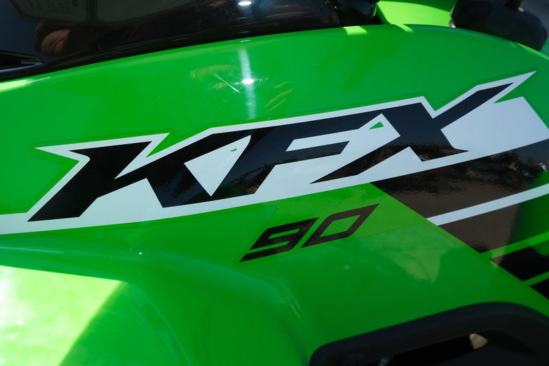 2025 Kawasaki KFX90 LIME GREENImage 4