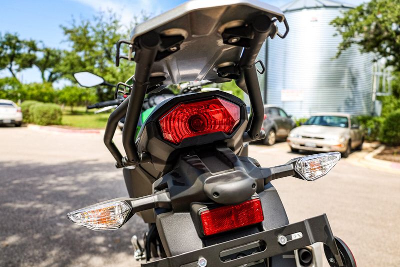2025 Kawasaki VERSYSX 300  CANDY LIME GREEN AND METALLIC FLAT SPARK BLACK Image 14