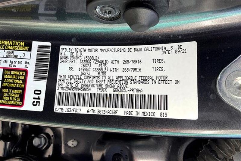 Used 2021 Toyota Tacoma TRD Off-RoadImage 33
