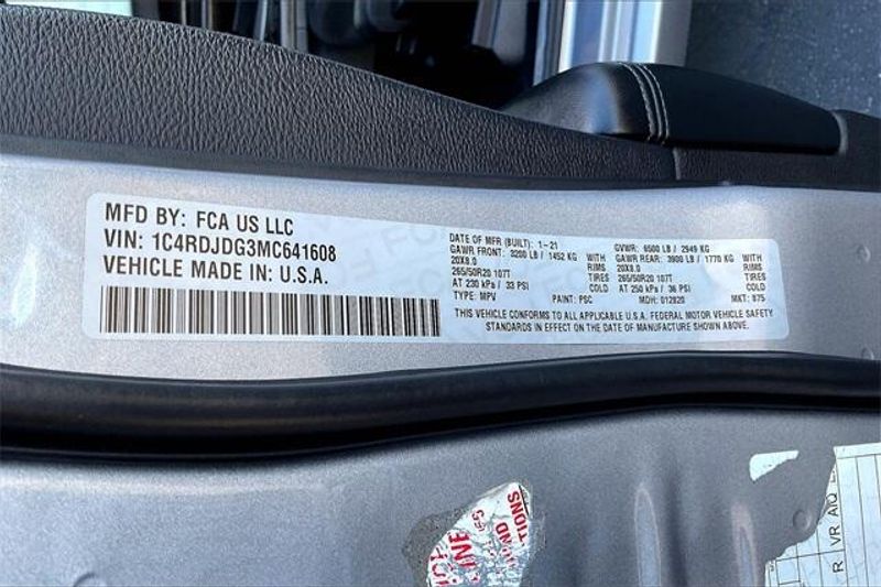 2021 Dodge Durango GT Plus photo 29