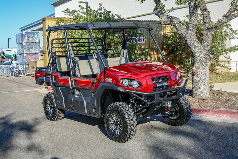 2025 Kawasaki MULE PROFXT 1000 LE PLATINUM RANCH EDITION METALLIC DEEP REDImage 1