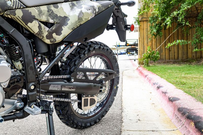 New 2026 Kawasaki KLX 300  CYPHER CAMO BEIGE AND EBONY Image 22