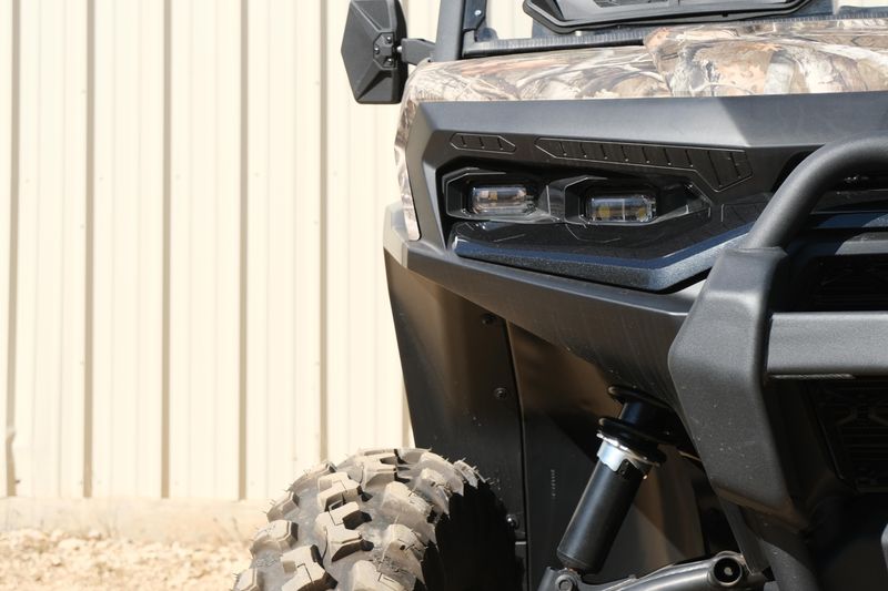 NEW 2026 CAN-AM DEFENDER MAX XT HD11 WITH 1025 INCH TOUCHSCREEN  in a DARK WILDLAND CAMO exterior color. Family PowerSports (877) 886-1997 familypowersports.com 