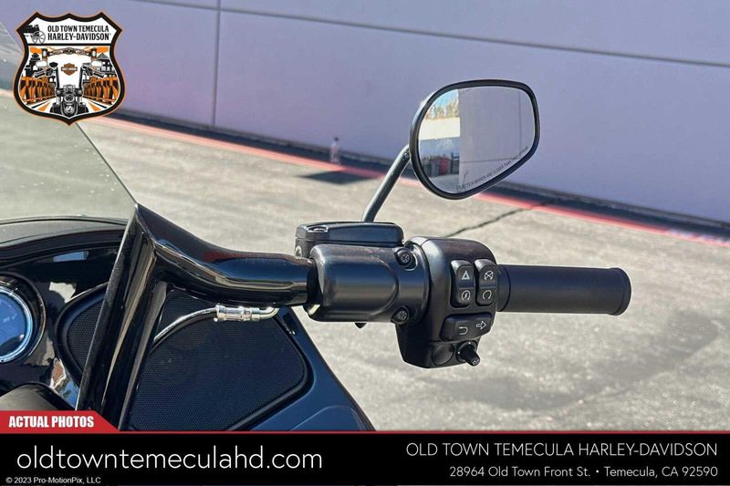 2023 Harley-Davidson Road Glide in a Black exterior color. BMW Motorcycles of Temecula – Southern California (951) 506-6903 bmwmotorcyclesoftemecula.com 