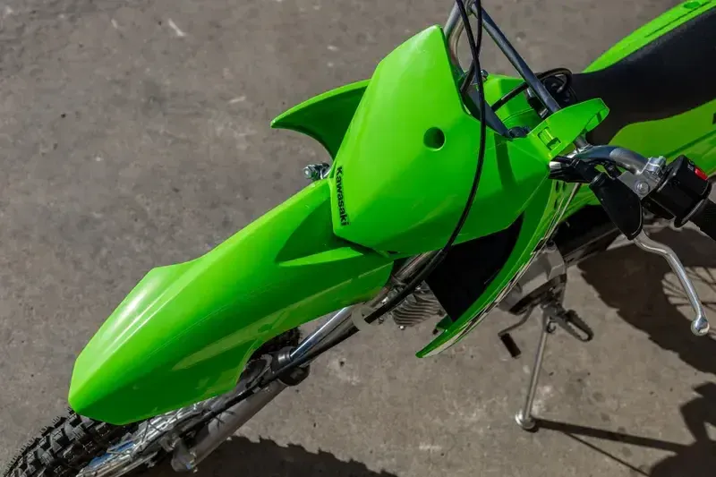 New 2026 Kawasaki KLX110R LIME GREEN Image 3